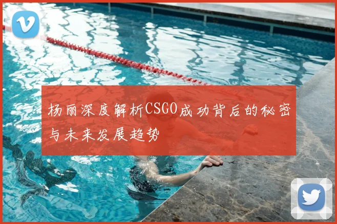 杨丽深度解析CSGO成功背后的秘密与未来发展趋势